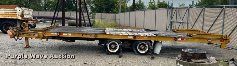 image for item NQ9900 1996 Dynaweld  tilt deck equipment trailer