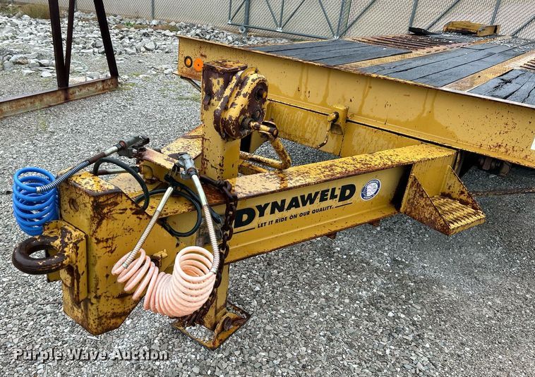 image for item NQ9900 1996 Dynaweld  tilt deck equipment trailer