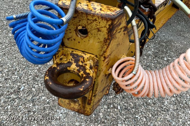 image for item NQ9900 1996 Dynaweld  tilt deck equipment trailer