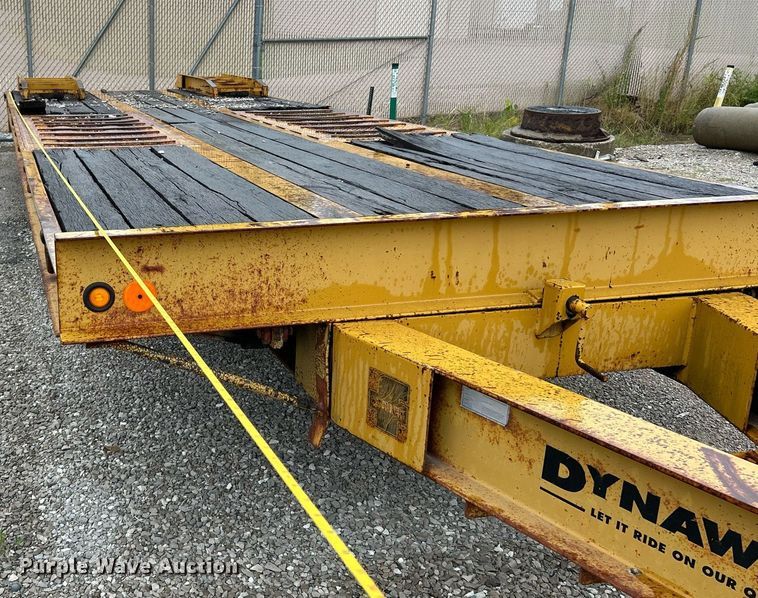 image for item NQ9900 1996 Dynaweld  tilt deck equipment trailer