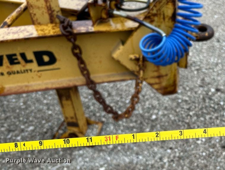 image for item NQ9900 1996 Dynaweld  tilt deck equipment trailer