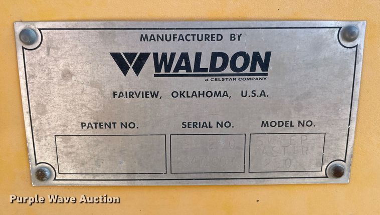 image for item NY9952 Waldon Sweepmaster 250  broom
