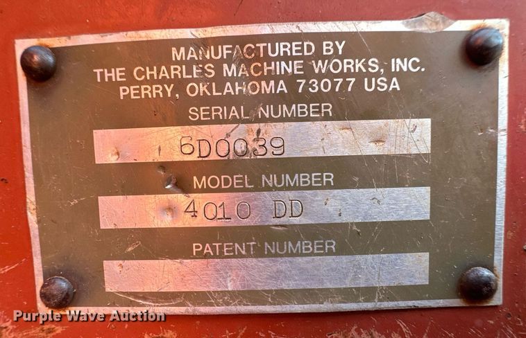 image for item OC9513 1987 Ditch Witch 4010  trencher