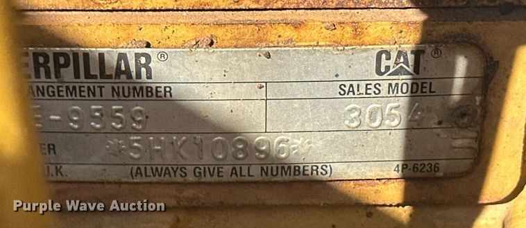 image for item OC9514 1994 Caterpillar 426B  backhoe