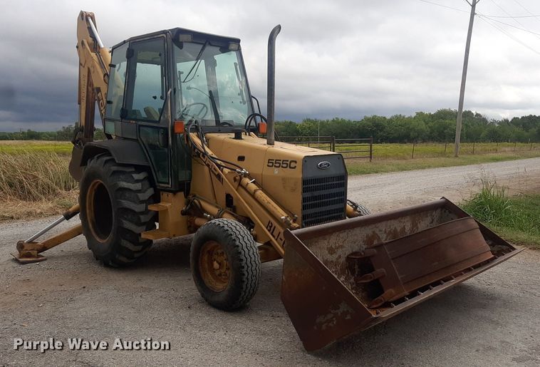 image for item OF9446 Ford 555C  backhoe