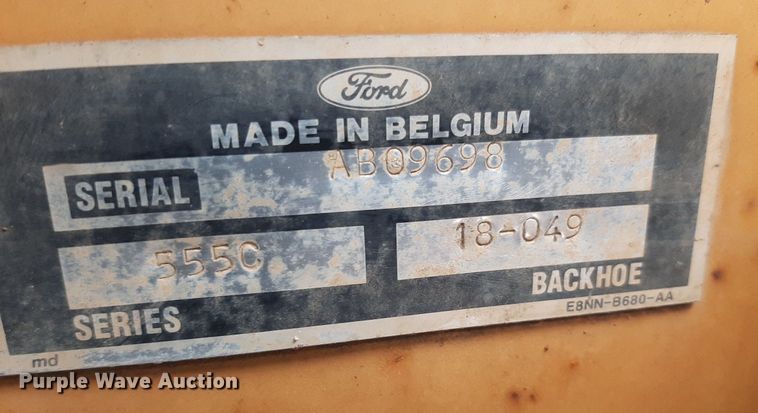 image for item OF9446 Ford 555C  backhoe