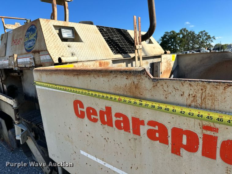 image for item OG9168 1995 Cedarapids CR361  paver