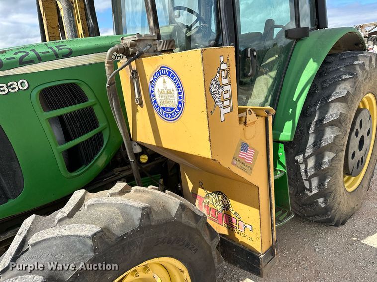 image for item OG9173 2009 John Deere 6330  MFWD tractor