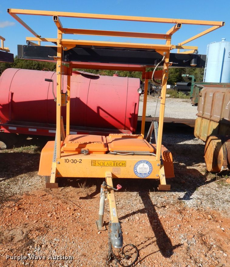 image for item OG9187 2003 Solartech Silent Messenger II  message board trailer