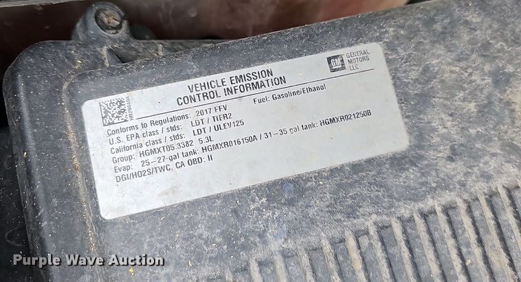 image for item OG9466 2017 Chevrolet Tahoe Police  SUV