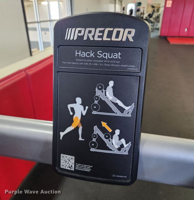 image for item ZA0378 Precor  hack squat machine
