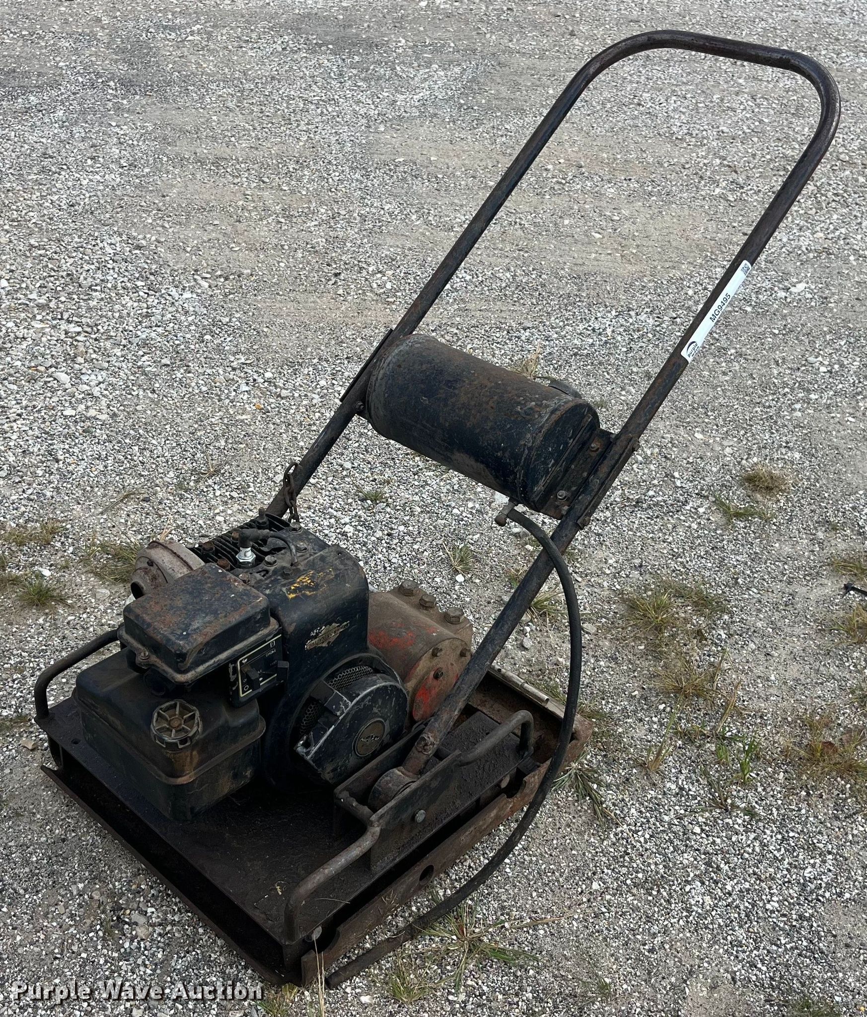 Plate compactor in Macon, MO | Item MG9495 sold | Purple Wave