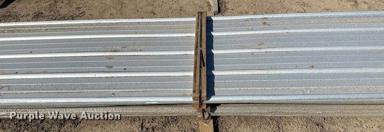 image for item DH1893 (76) sheets of 22' 6" L x 36"W metal siding/roofing