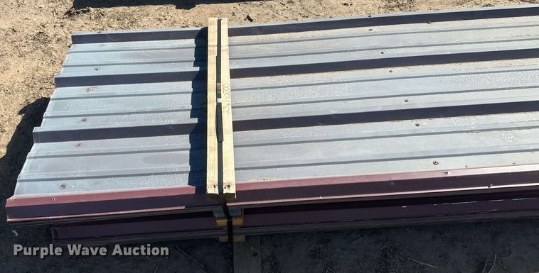 image for item DH1894 (73) sheets of 20' 9" L x 36" W metal siding/roofing
