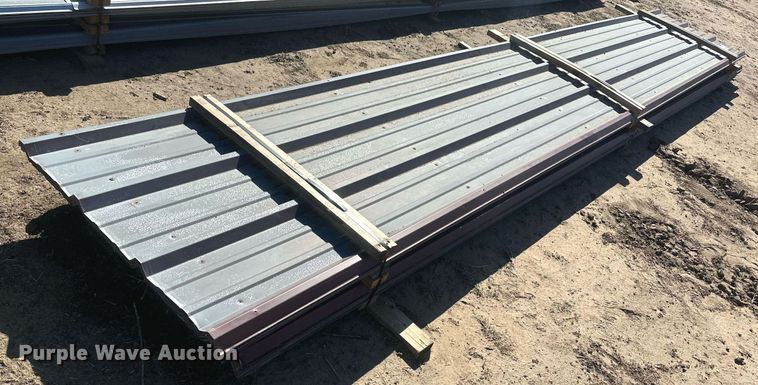 image for item DH1894 (73) sheets of 20' 9" L x 36" W metal siding/roofing