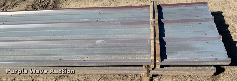 image for item DH1894 (73) sheets of 20' 9" L x 36" W metal siding/roofing