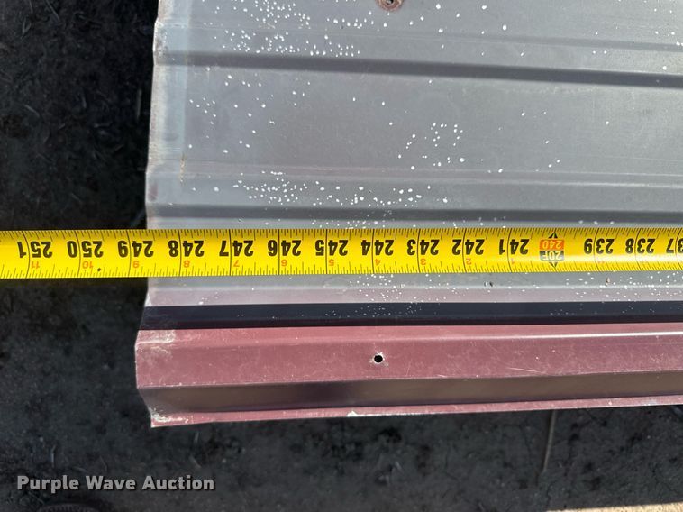 image for item DH1894 (73) sheets of 20' 9" L x 36" W metal siding/roofing