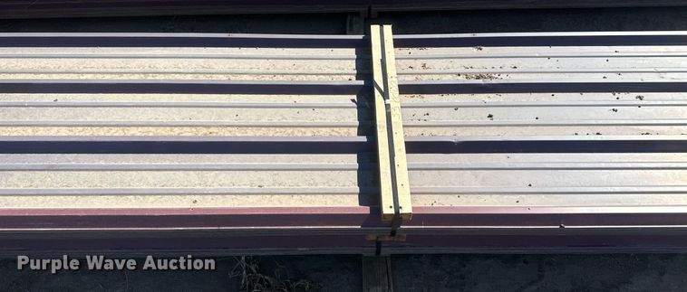 image for item DH1896 (73) sheets of 20' L x 36" W metal siding/roofing
