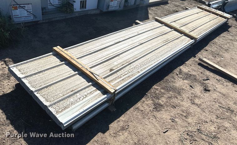 image for item DH1906 (53) sheets of 20'L x 36"W metal siding/roofing