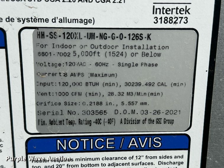 image for item DH1907 (3) Super Saver XL heaters