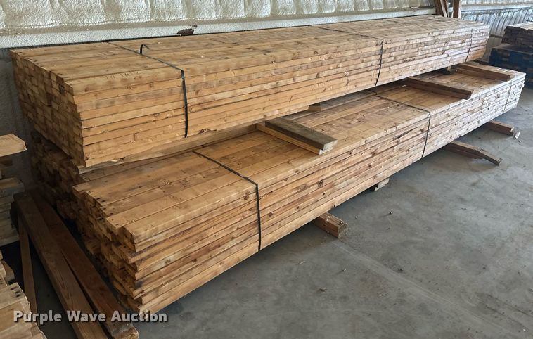 image for item DH1914 (230) pieces of 2" x 4" x 16' lumber