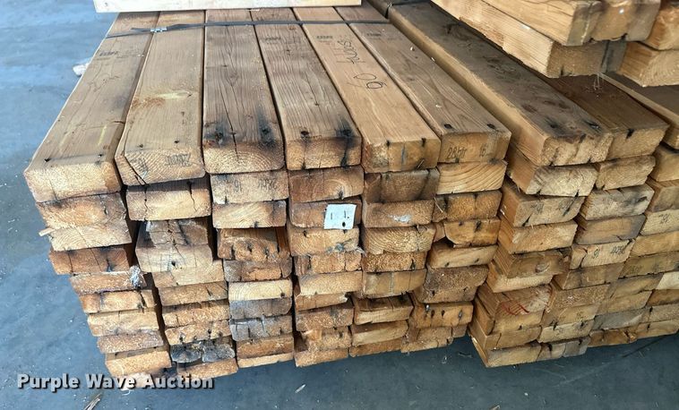 image for item DH1914 (230) pieces of 2" x 4" x 16' lumber