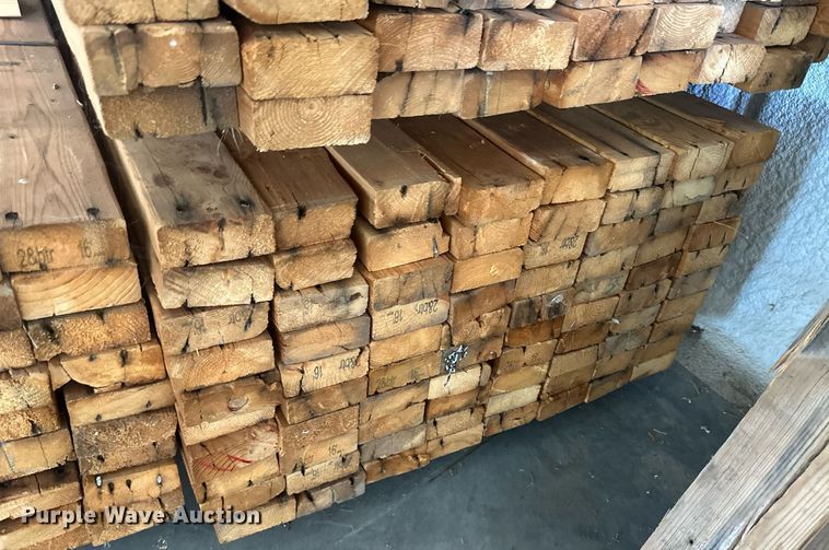 image for item DH1914 (230) pieces of 2" x 4" x 16' lumber