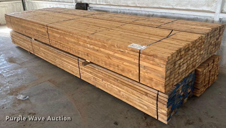 image for item DH1916 (340) pieces of 2" x 4" x 16' lumber