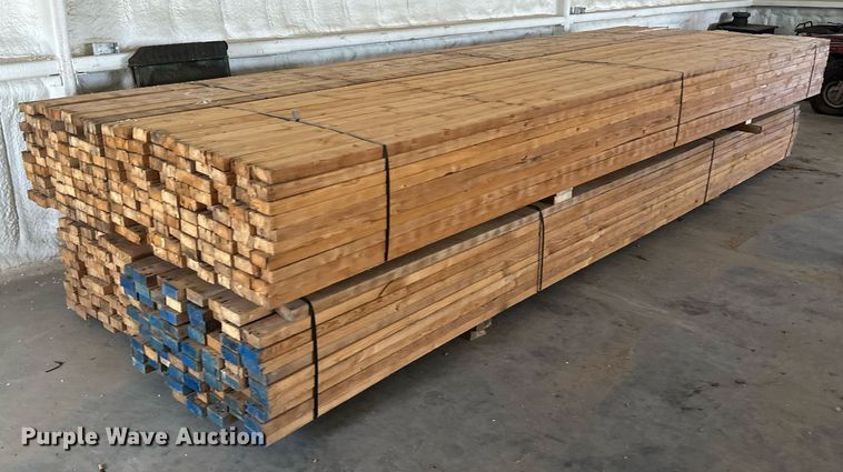 image for item DH1916 (340) pieces of 2" x 4" x 16' lumber