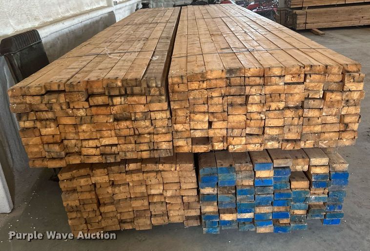 image for item DH1916 (340) pieces of 2" x 4" x 16' lumber