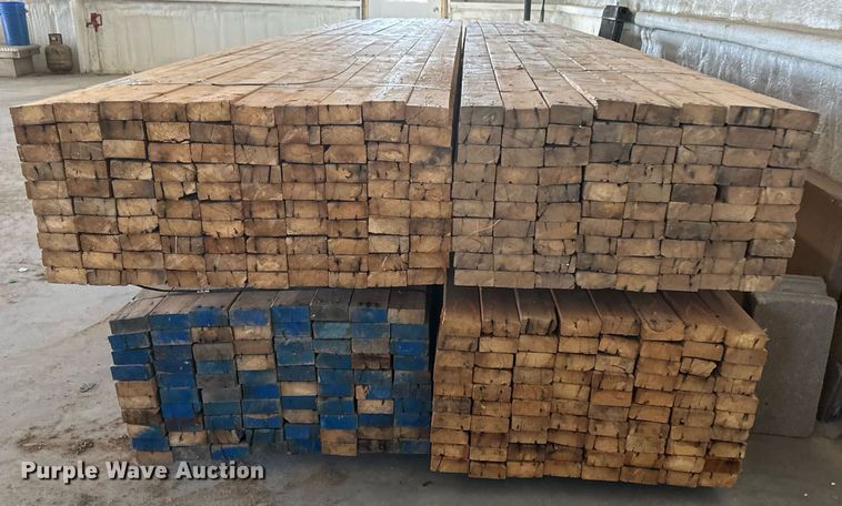image for item DH1916 (340) pieces of 2" x 4" x 16' lumber