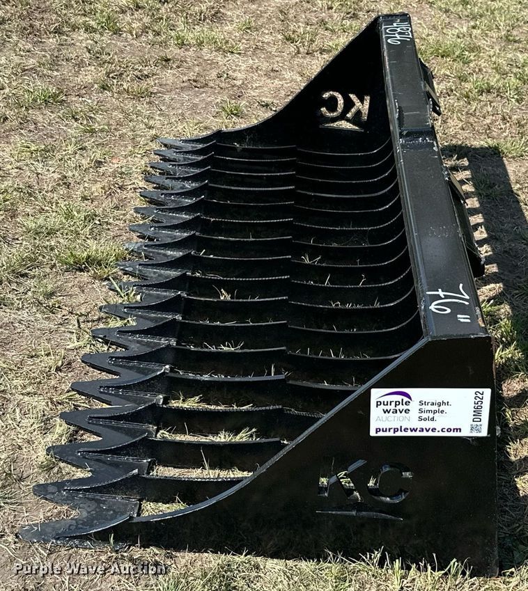 image for item DM6522 KC  74" W skid steer rock bucket