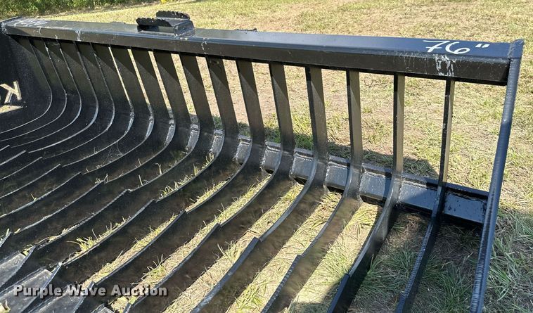 image for item DM6522 KC  74" W skid steer rock bucket