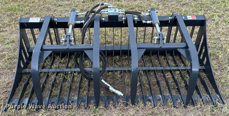 image for item DM6539 JCT  72" W skid steer grapple bucket