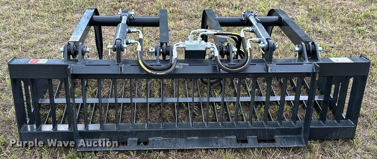 image for item DM6539 JCT  72" W skid steer grapple bucket