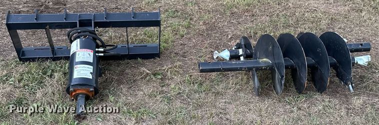 image for item DM6540 (2) JCT skid steer auger