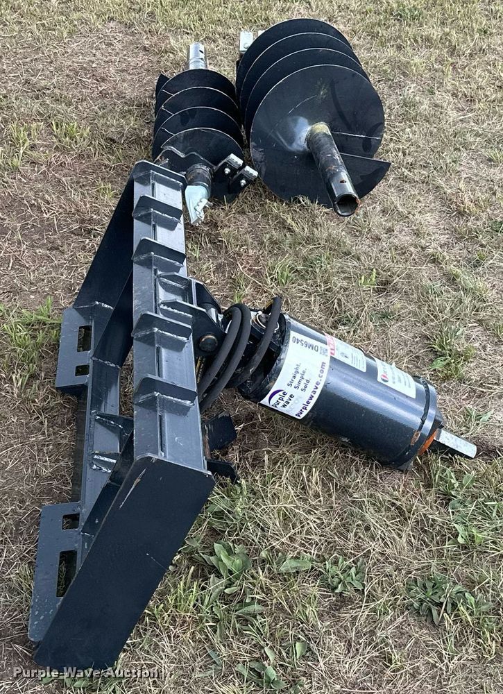 image for item DM6540 (2) JCT skid steer auger