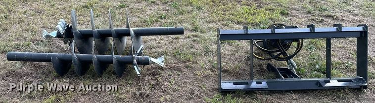 image for item DM6540 (2) JCT skid steer auger