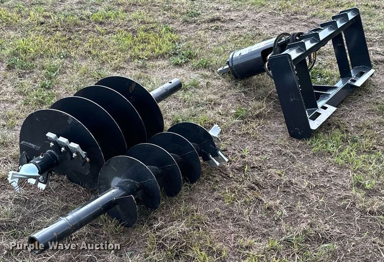 image for item DM6540 (2) JCT skid steer auger