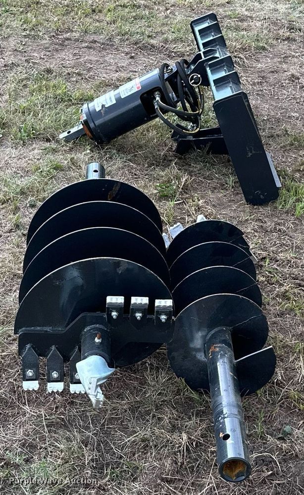 image for item DM6540 (2) JCT skid steer auger