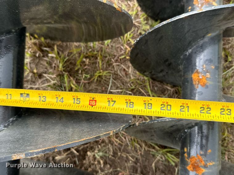 image for item DM6540 (2) JCT skid steer auger