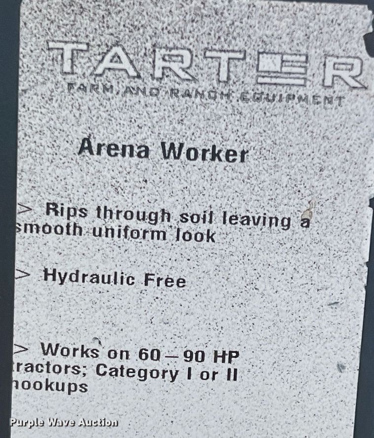 image for item DS2432 Tarter Arena Worker  landscape rake