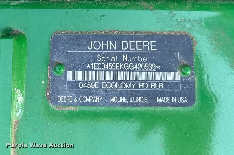 image for item DW2751 John Deere 459E  round baler