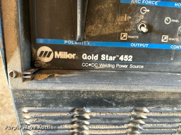 image for item DW2786 Miller Gold Star 452  welder