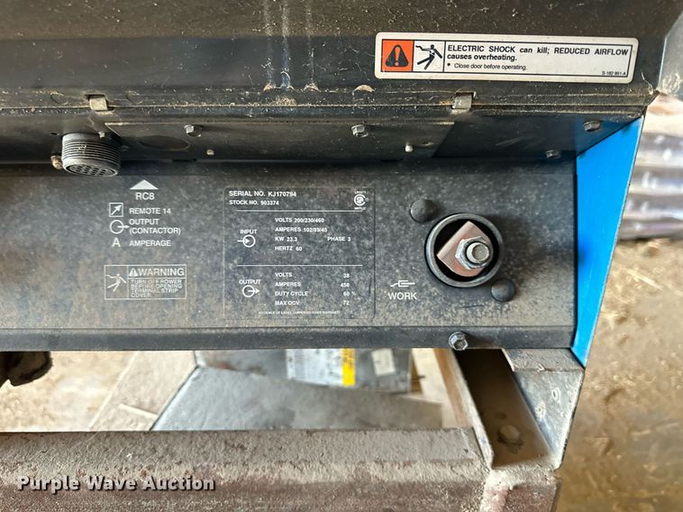 image for item DW2786 Miller Gold Star 452  welder