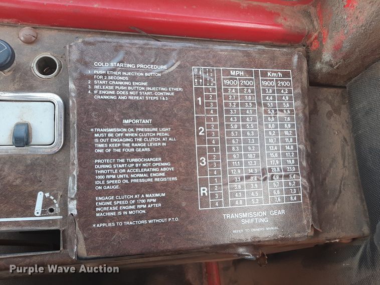 image for item EB9772 1984 Versatile 875  4WD tractor