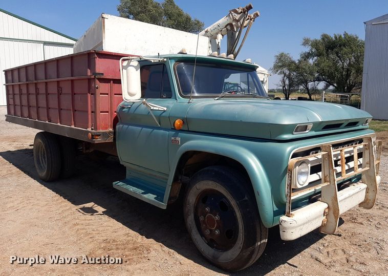 image for item EB9778 1966 Chevrolet 60  grain truck