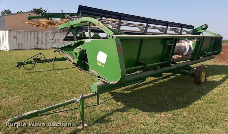 image for item EB9779 John Deere 224  rigid head