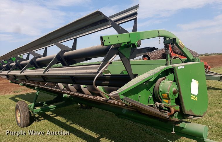 image for item EB9779 John Deere 224  rigid head