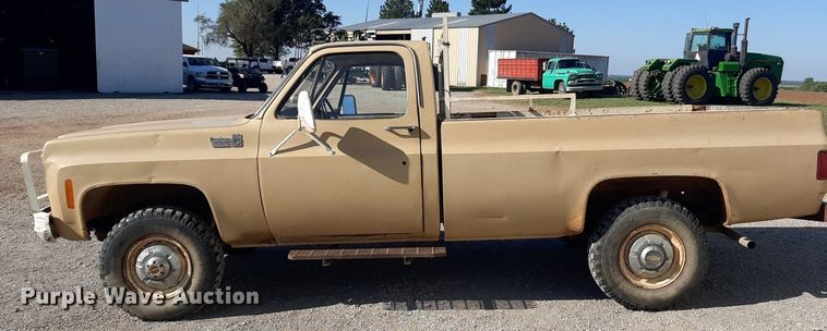 image for item EB9784 1976 Chevrolet Custom Deluxe 20  pickup truck